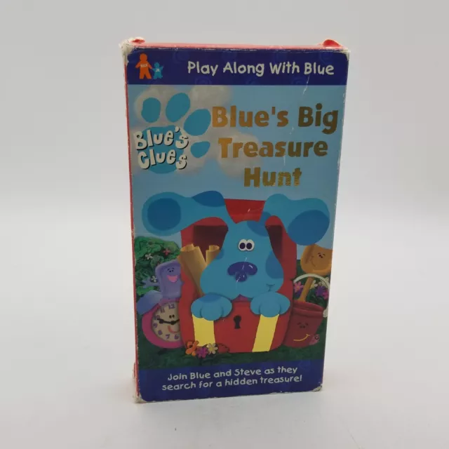 BLUE'S CLUES - Blue's Big Treasure Hunt VHS 1999 Nickelodeon Nick Jr ...