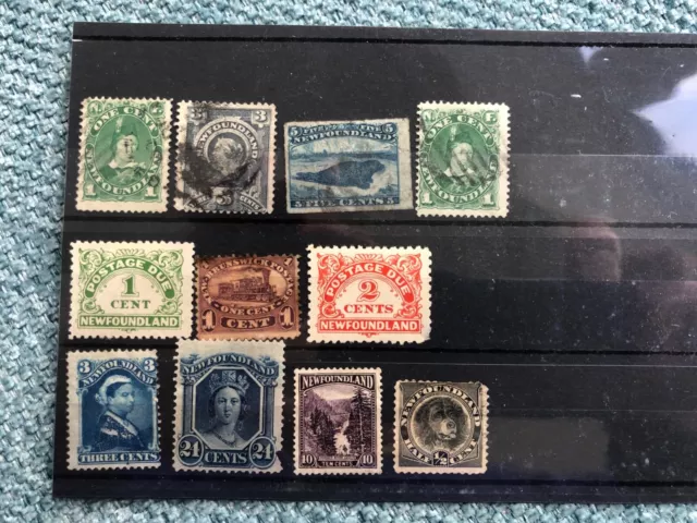 Early Newfoundland Stamps Mint and Used