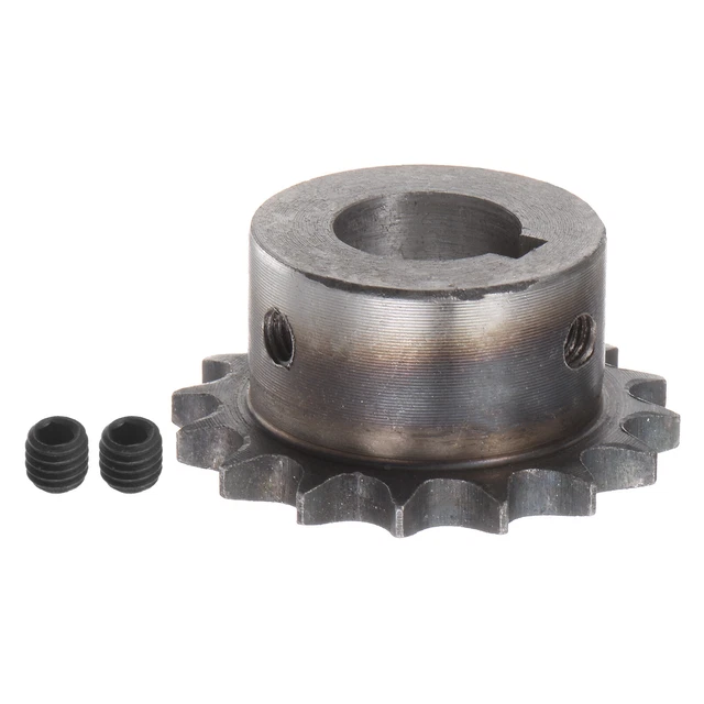 06B Roller Chain Sprocket 16T Pitch 3/8" 19mm Bore A3 Steel Motor Drive Gear