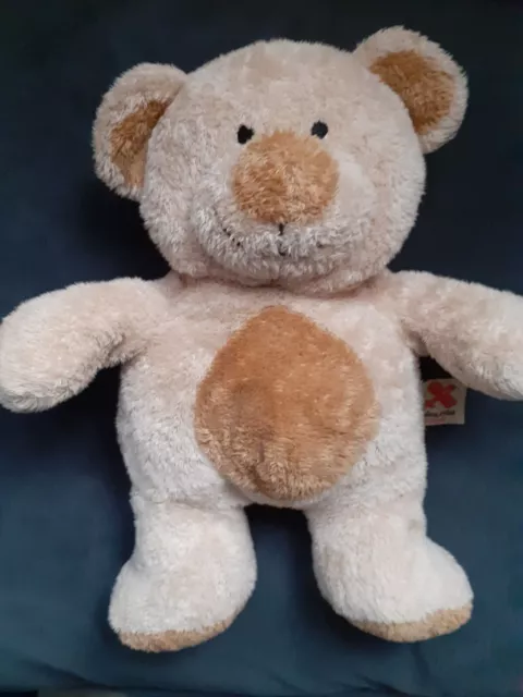 Doudou/peluche Ours beige/marron NICOTOY The Baby Collection 22/23 cm