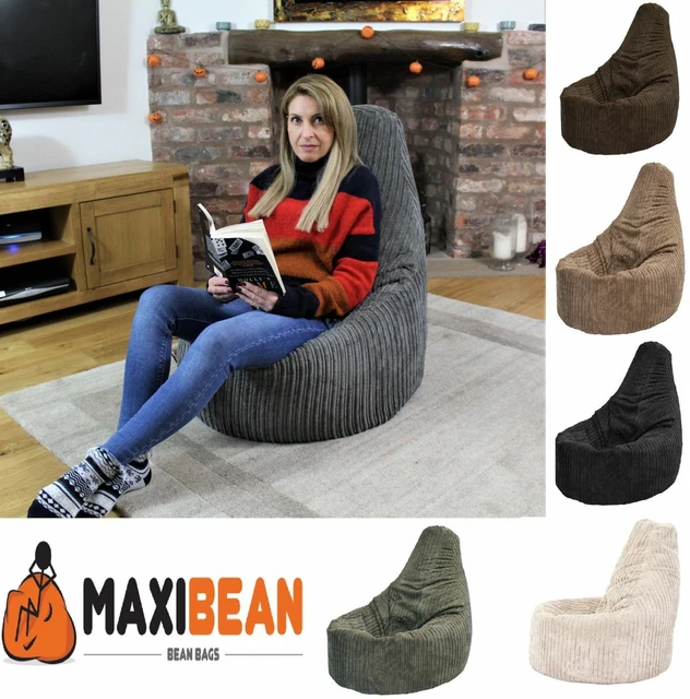 BEAN BAG CHAIR Gamer Beanbag Adult Gaming Large Jumbo Cord Pod Big