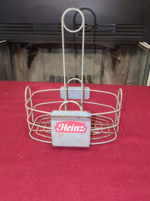 Heinz Restaurant Wire Basket Condiment Caddy Menu Holder