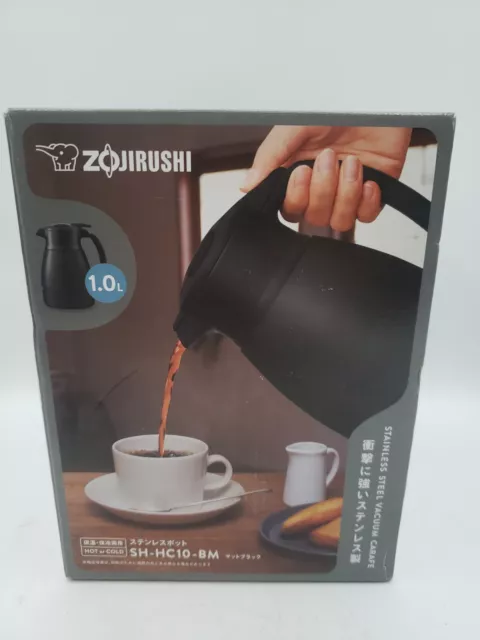 ZOJIRUSHI Thermos Stainless Steel Pot Kettle 1.0L Matte Navy SH-HC10-AD
