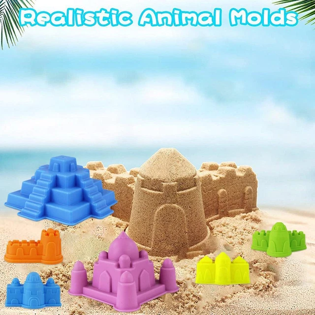 Play Sand Toys Safe PP Smoothing Surfaces Promote Coordination Sand Castle Toy