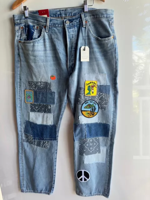 MENS Levi's 501 Jeans 150th Anniversary Edition PATCHWORK NWT $128