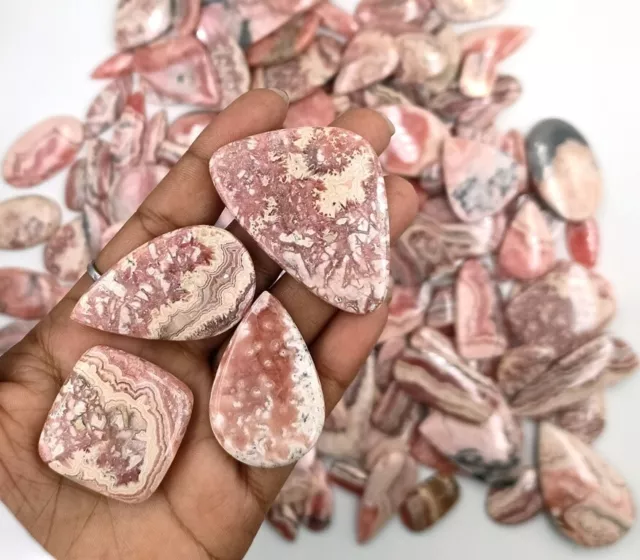 Natural honey rhodochrosite Loose Gemstone Fancy Cabochon