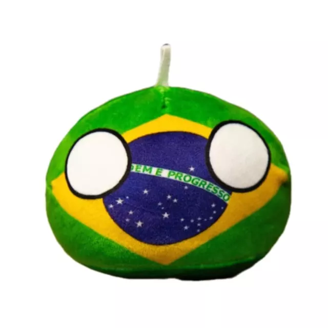 10 cm Polandball National Plush Pillow Mini Pendant Stuffed Toys Cute Keychain