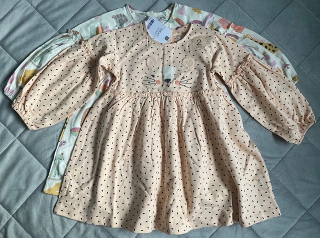 Baby Girls NEXT 1.5-2 Years 18-24 Months 2 Dresses Set BNWT