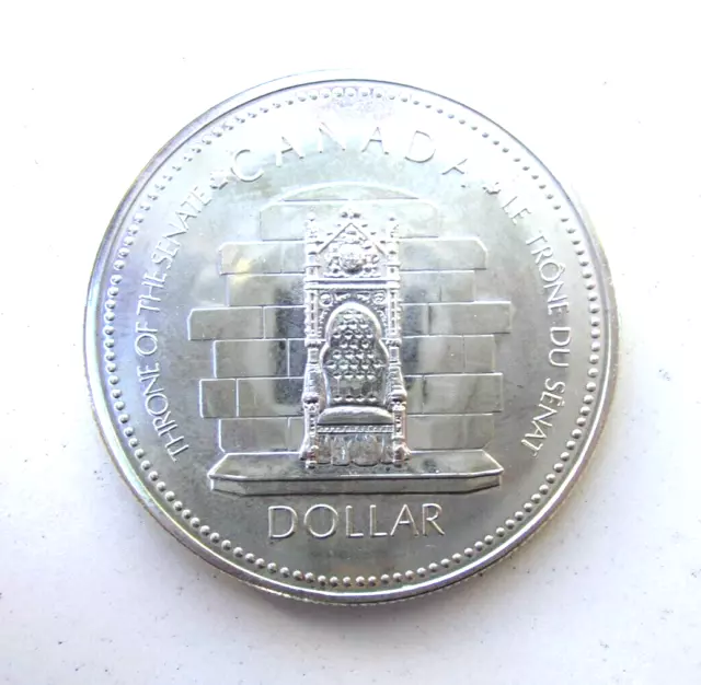 Moneda de Canadá, 1 dólar 1977, Isabel II, plata 0,500 3