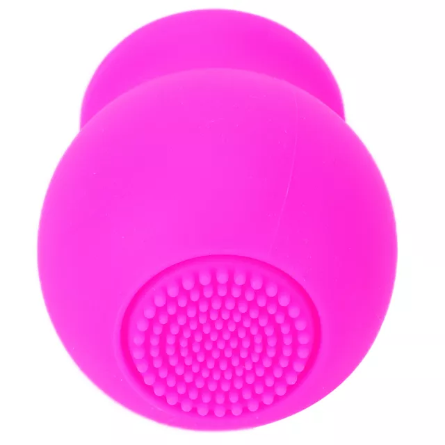 (Pink)Lip Plumper Device Beauty Mouth Quickly Face Clean Massage Silicone IDS