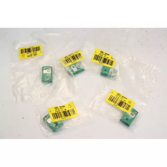 5Pcs RS PRO 455-9758 IM-K-FS  Connecteur Thermocouple pour type K (B22)