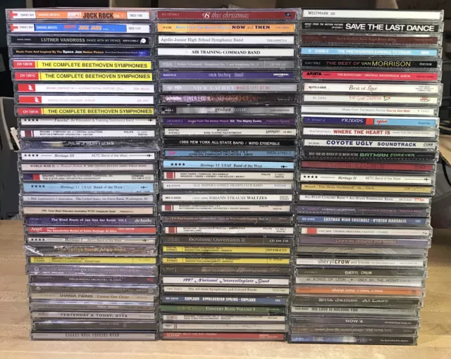 Lot of 100 Misc CDs DVDs Games Movie Music Discs Only Bulk Wholesale  Scratched