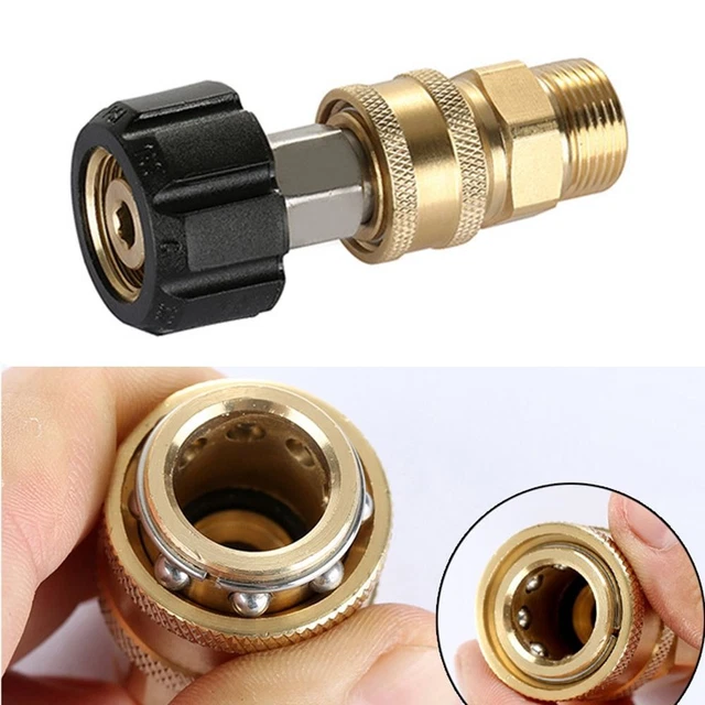 INCH QUICK DISCONNECT Kit Quick Connect Fittings Pressure Washer ...