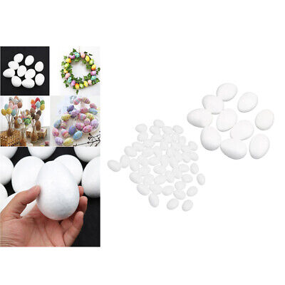 Colcolo 20 pezzi 8 cm di polistirolo modellare uova fatte a mano per bambini 