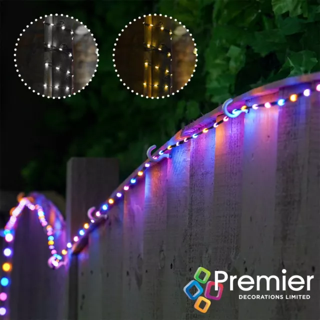 35m Premier Weihnachten Flexibright Multifunktion LED Plug-in String Timer Leuchten