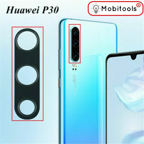 Huawei P30  Replacement Rear Main Back Camera Glass Lens with adhesive