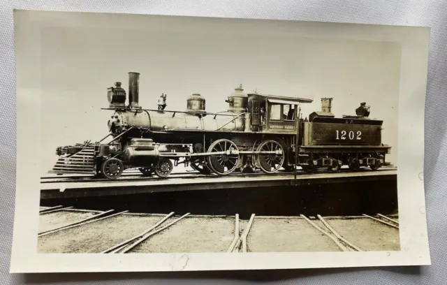 Vintage Photograph From 1900’s Locomotive Train 1202 Southern Pacific Lines B&W