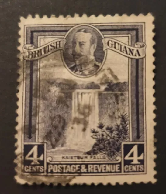 BRITISH GUIANA 1934 - 1951 KGV 4c SG291 Kaieteur Falls