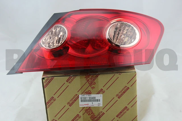 8155122A00 Genuine Toyota LENS, REAR COMBINATION LAMP, RH 81551-22A00 OEM