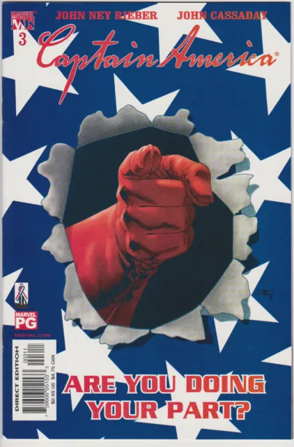 Captain America #3, Vol. 4 (2002-2004) Marvel Knights,High Grade Comic