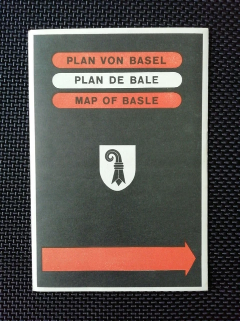 PLAN VON BASEL - Plan de Bale - Map of Basle - Union des Banques ...