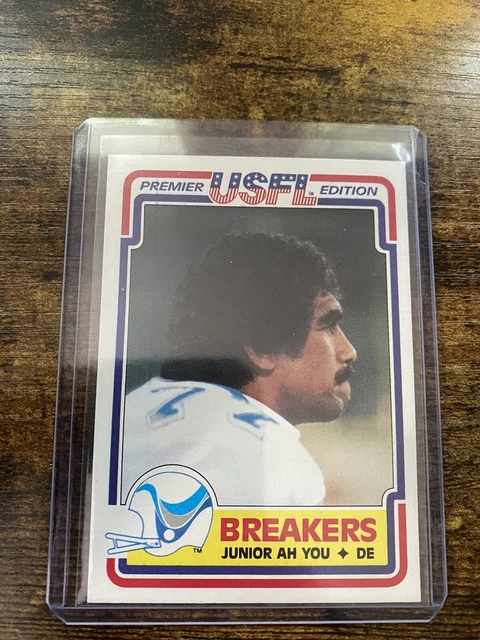 1984 Topps Usfl Junior Ah You New Orleans Breakers #75