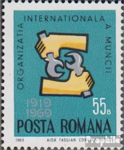 Romania 2763 (complete issue) unmounted mint / never hinged 1969 labor organizat