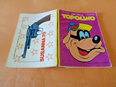 Topolino N° 743 Originale Mondadori Disney Buono 1970 Bollini, Cedola