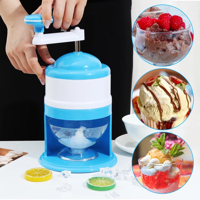 von Eismessern Snow Cone Crusher HandkrankComment Ice Slush Machine