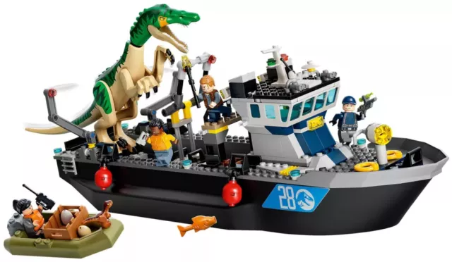 Lego Jurassic World 76942 L’évasion en bateau du Baryonyx Jouets de Construction 2