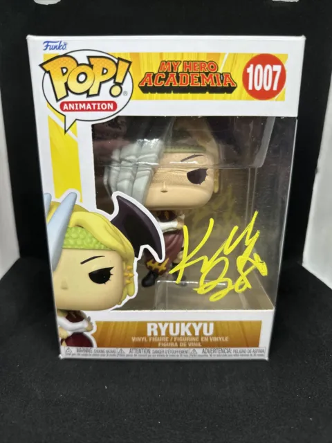 Katelyn Barr Autographed Signed Funko Pop! #1007 My Hero Academia Ryukyu JSA COA