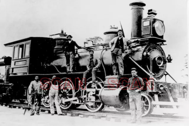 2D322 2NDGEN RP 1890s?/1960s LEHIGH VALLEY RAILROAD 280 LOCO #364 ' LOGAN '