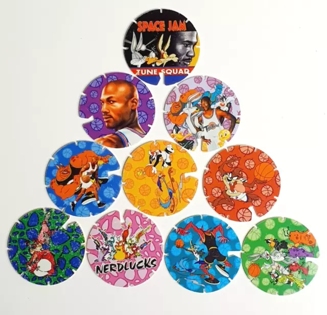 Tazo Space Jam 1996 #31 - #40 10pcs Collection Collectable