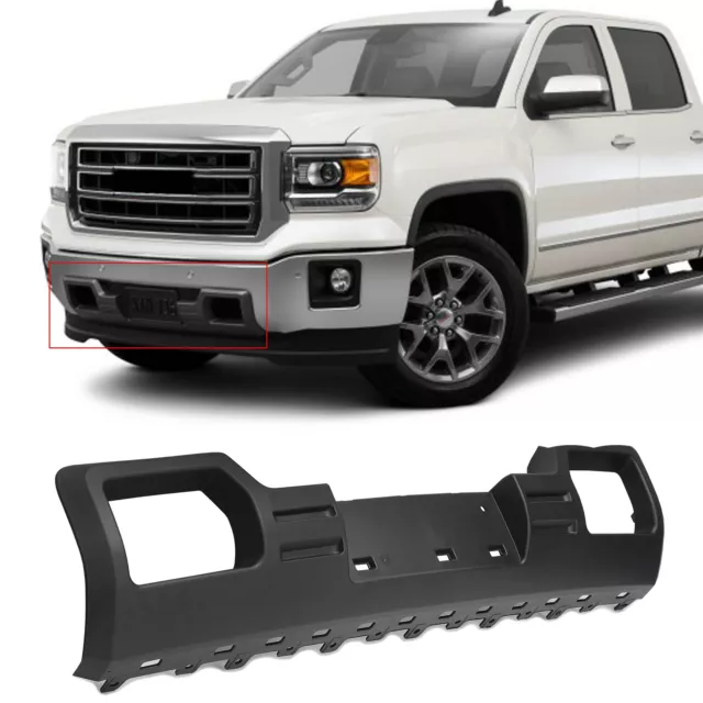 Front Lower Bumper Valance Panel Skid Plate Black For GMC Sierra 1500 2014-2015