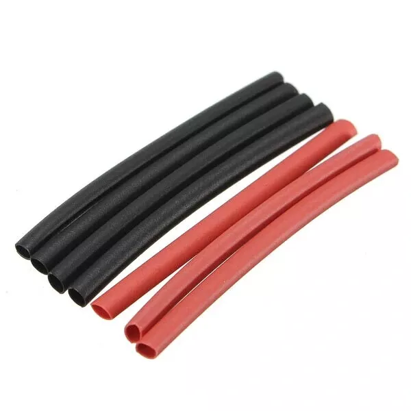 42pcs 2:1 Polyolefin H-type Heat Shrink Tube Sleeving Black Red UK SELLER 3