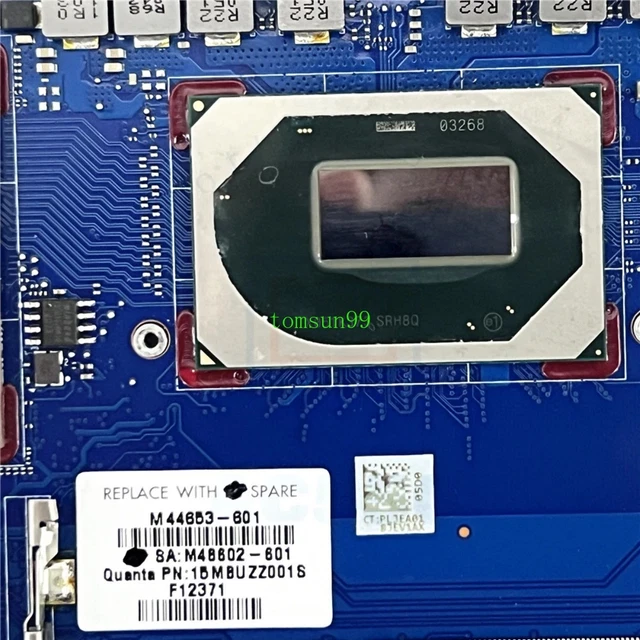 FOR HP OMEN 15-EK Motherboard DAG3EEMBCE0 M44653-601 i7-10750H CPU ...