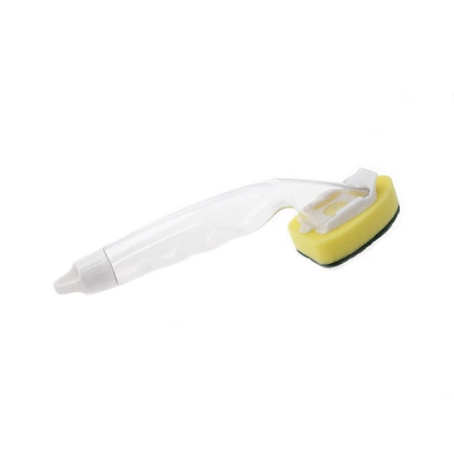 Dispenser di sapone detergente spazzola per lavaggio piatti ricarica pentole padella cucina