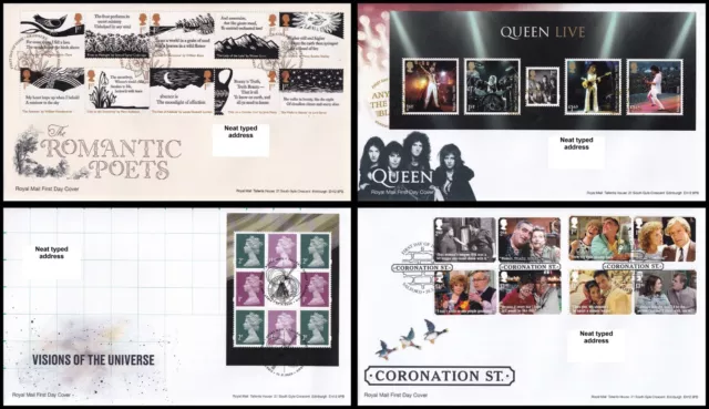 2020 GB Royal Mail FDC First Day Covers Multi Listing