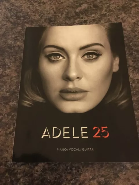 Adele - Adele 25 Piano/vocal/guitar Rare Sheet Music Book Great Condition