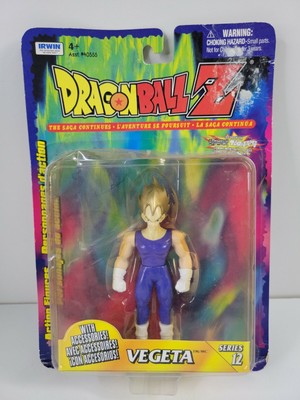 2000 Irwin Dragonball Z The Saga Continues Vegeta Action Figure Series 12 Gold