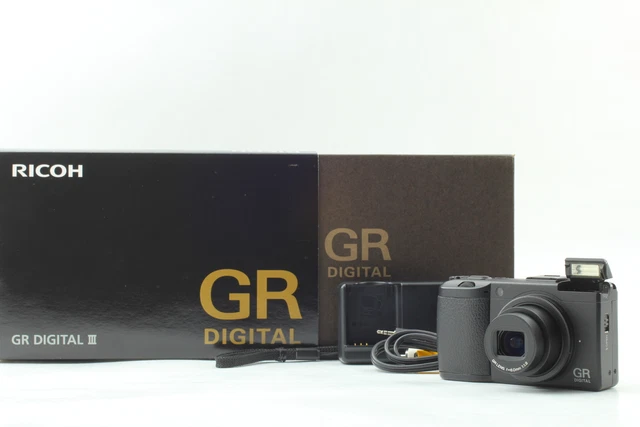 [Near MINT in Box] Ricoh GR Digital III 10.0MP Black Digital Camera From JAPAN