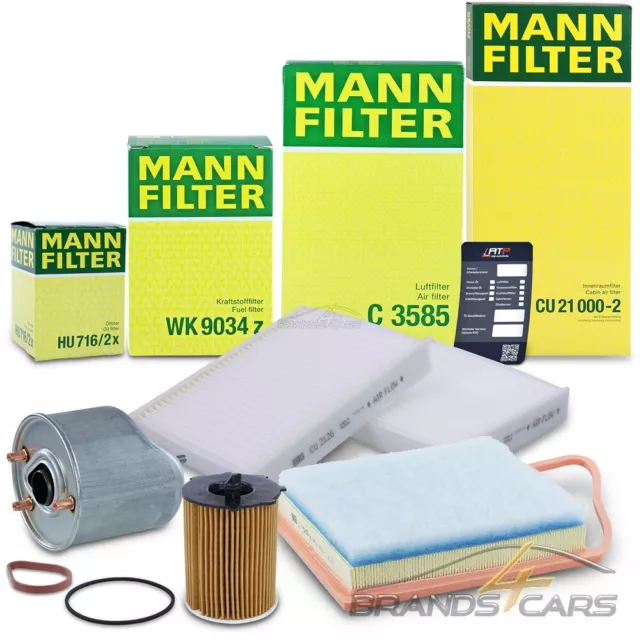 MANN-FILTER INSPEKTIONSPAKET FILTERSATZ B FÜR PEUGEOT 2008 207 208 1.4 1.6 HDi