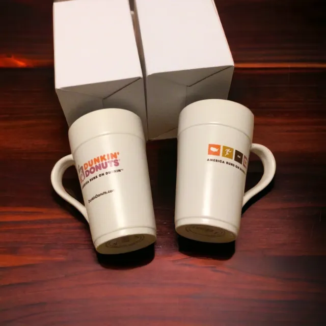 Lot of 2 Dunkin’ Donuts Classic Coffee Mug 16 OZ. Ceramic Coffee Mug NEW