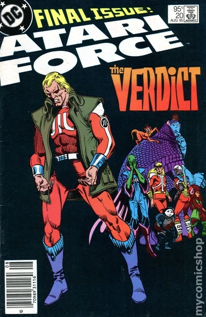 Atari Force Canadian Price Variant #20 FN 6.0 1985 Stock Image