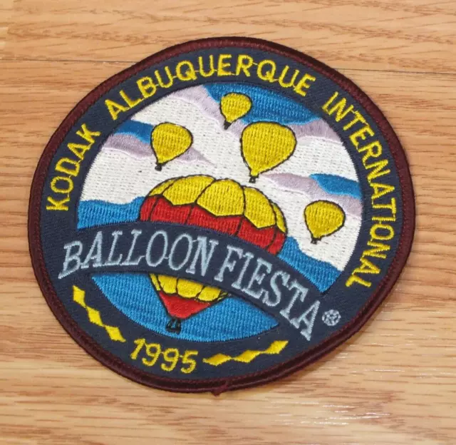 Vintage 1995 Official Kodak Albuquerque International Balloon Fiesta Patch