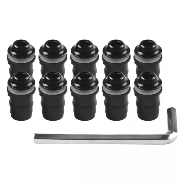 10pcs M5 Motorcycle Windshield Bolts Screws Nut Fastener Kit Windscreen Parts