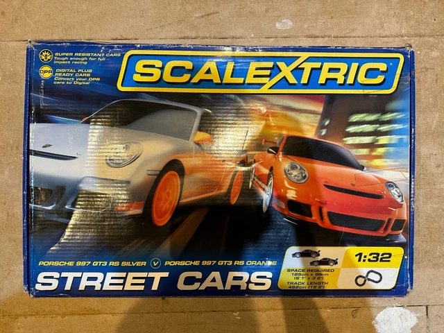 SCALEXTRIC STREET CARS Porsche GT3 And Extra Car 49.99 PicClick UK