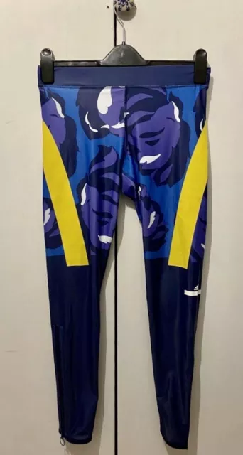 ADIDAS x Stella McCartney Leggings Women's SMALL Tight Zipped Legs - Used Once