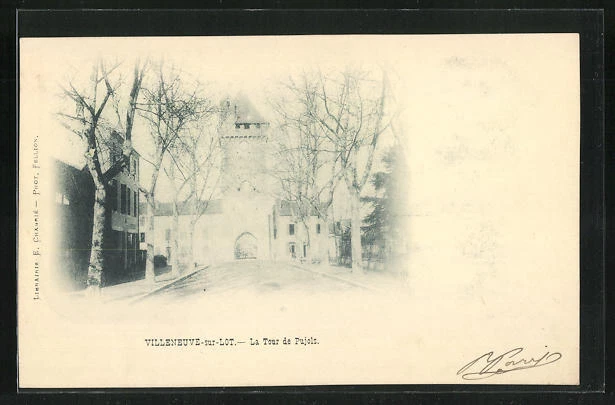 CPA Villeneuve-sur-Lot, La Tour de Pujols