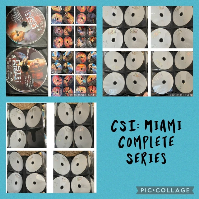CSI MIAMI: COMPLETE TV Series Seasons 1-10 (DVD 65-Disc Box Set